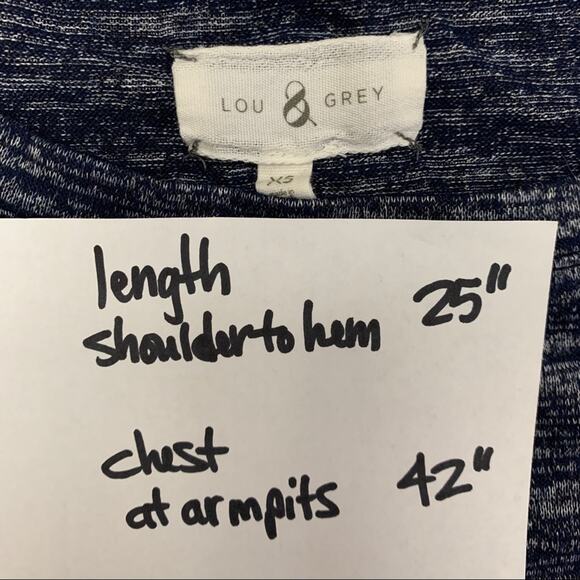 Lou & Grey Size XS Tee Oversized Slouchy Knit Sweater - Picture 5 of 5